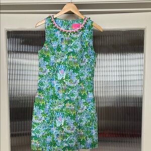 Lilly Pulitzer Green and Pink Dress
